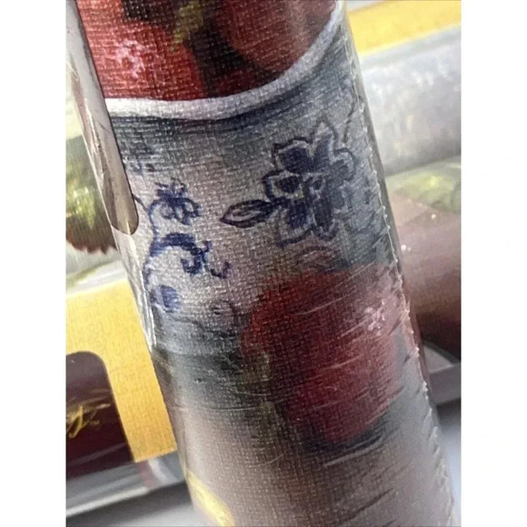 Prepasted wallpaper BORDER/Strawberries/Raymond Waites Kitchen/51492320/Yellow/5 - Picture 2 of 11